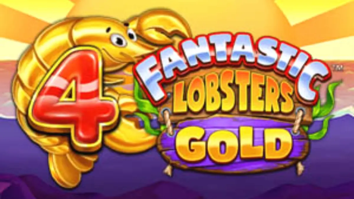 Interface de jogo do slot 4 Fantastic Lobsters Gold com criaturas marinhas e tesouros
